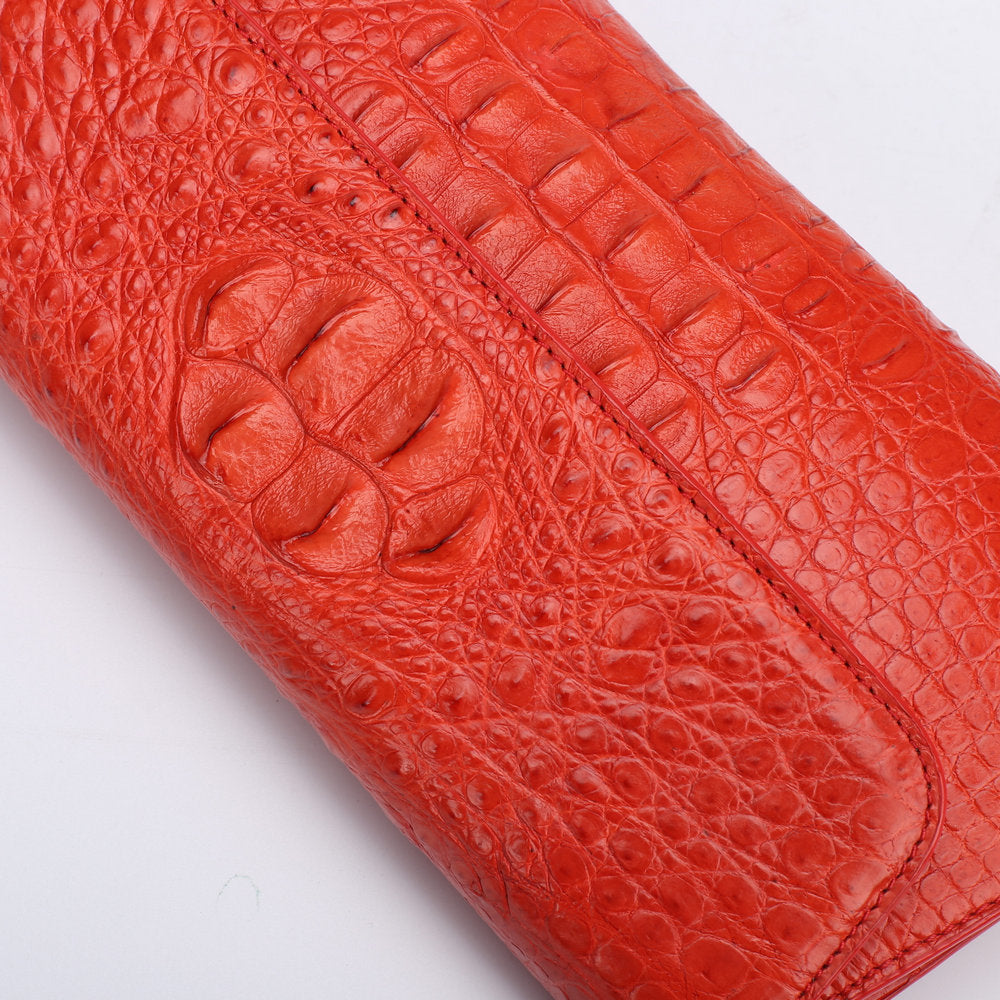 Women's Handbag Genuine Leather Crocodile Leather Chain Bag Fashion Trends Armpit Bag Clutch Bag