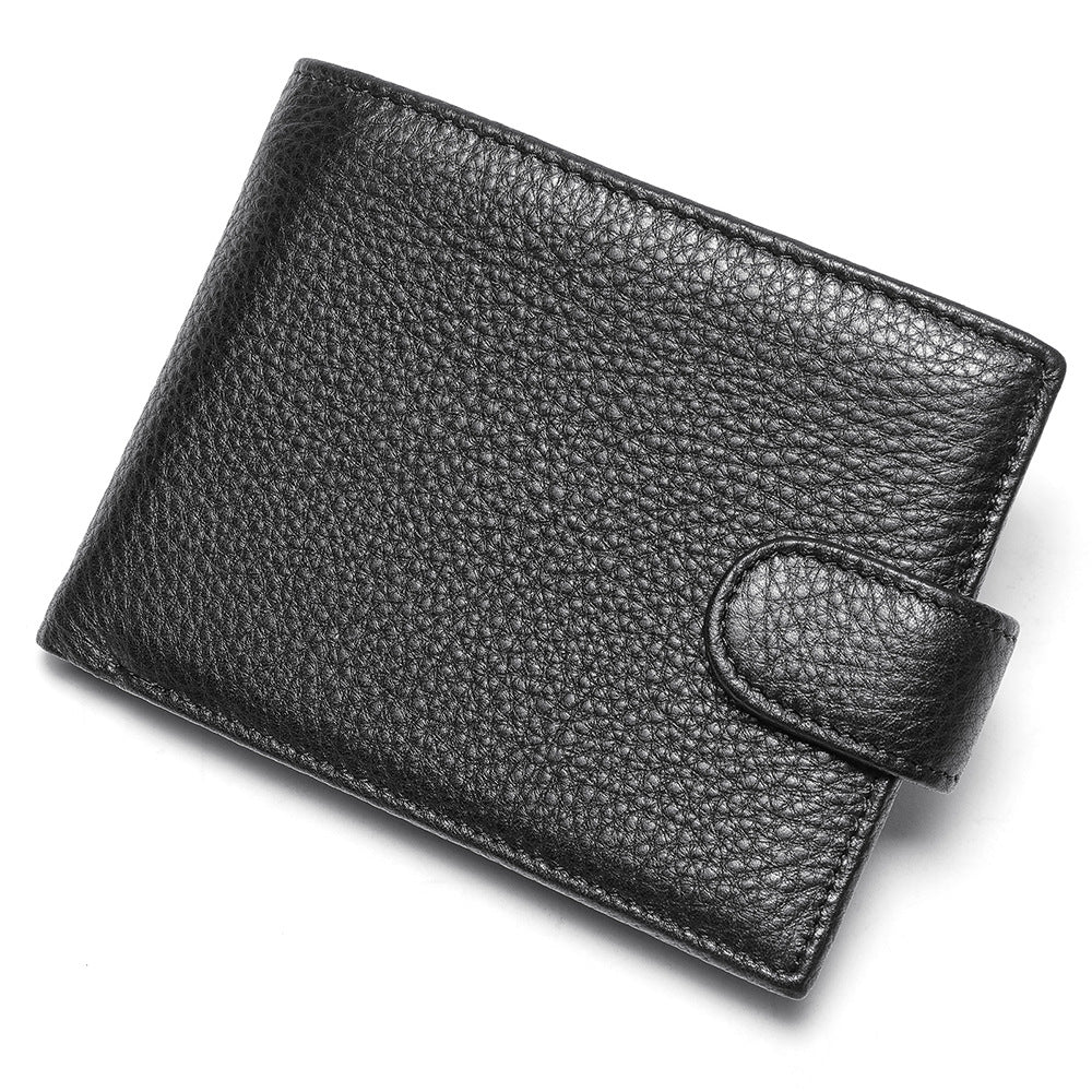 Men's wallet cowhide simple high quality wallet for men 