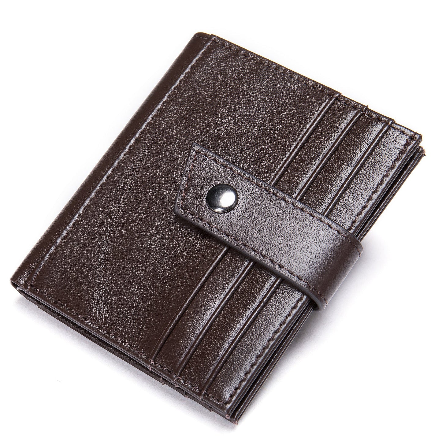 Men's Wallet Genuine Cowhide Leather Card Bag RFID Thin Men's Wallet