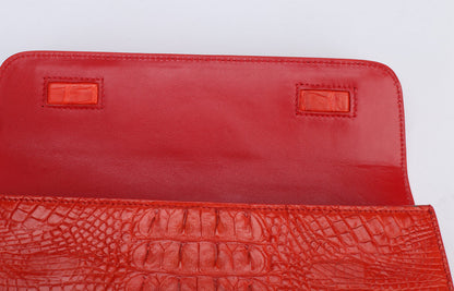 Women's Handbag Genuine Leather Crocodile Leather Chain Bag Fashion Trends Armpit Bag Clutch Bag