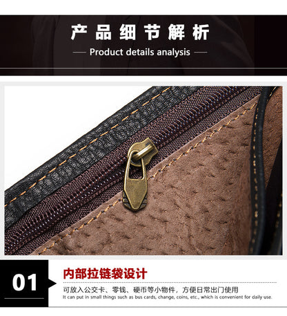 Men's short wallet genuine cowhide leather hawk unique fashion card bag wallet for men 