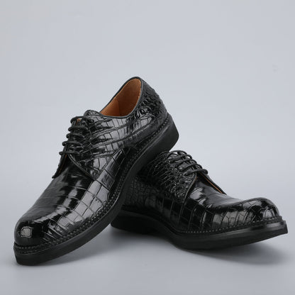 Genuine crocodile leather men's leather shoes casual business shoes 