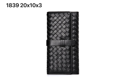 Long Wallet Knitted Women's Wallet Large Capacity Wallet Simple Clutch Bag Fashion Wallet