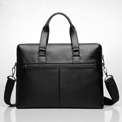 Men's Business Briefcase Made of Cowhide Genuine Leather High Quality Men's Handbag Handbag Computer Bag 