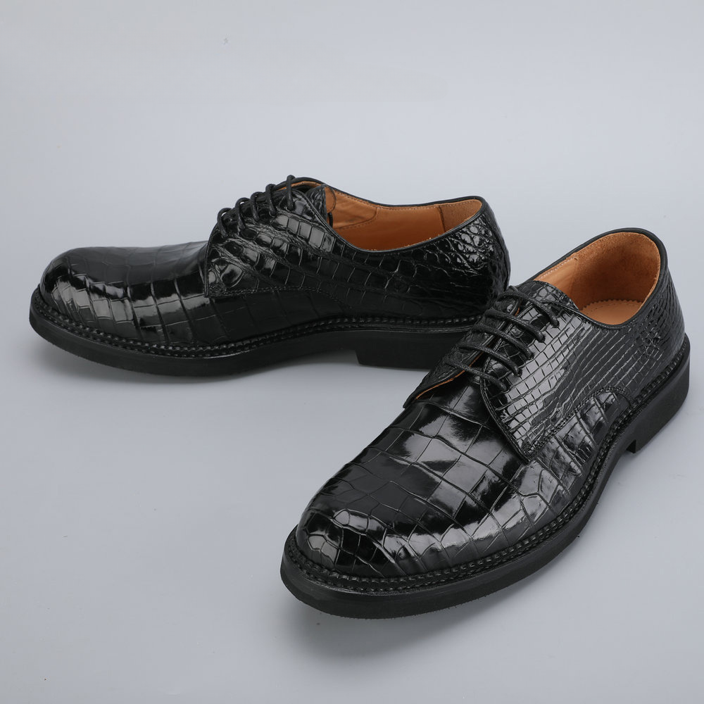 Genuine crocodile leather men's leather shoes casual business shoes 