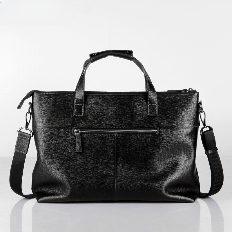 Men's Handbag Genuine Cowhide Leather High Quality Casual Computer Bag Men's Briefcase 